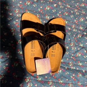 Birkenstock Women's Patent Black Sandals